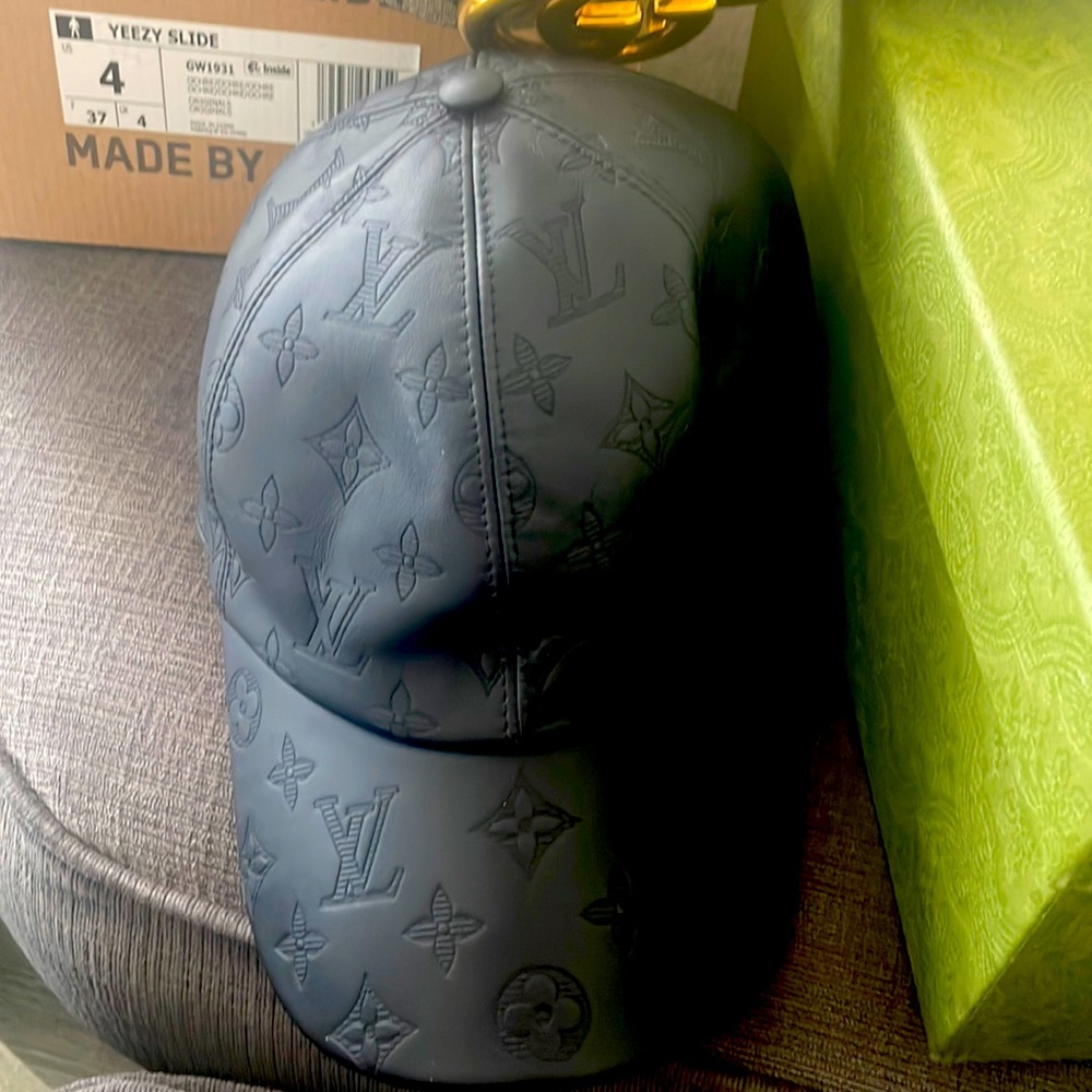Louis Vuitton leather hat